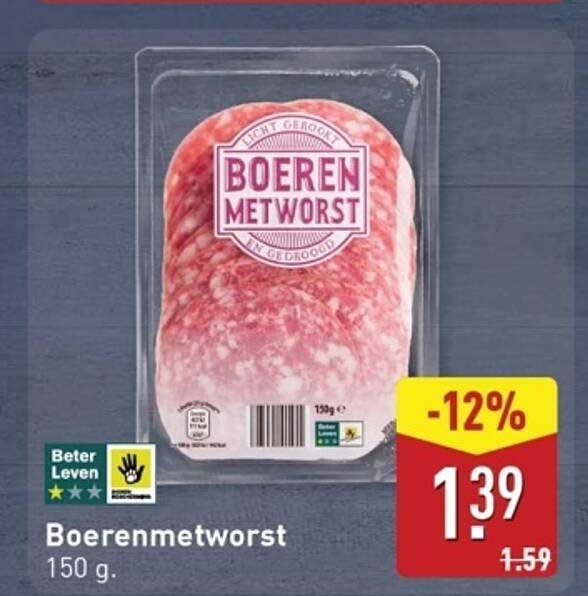 Boerenmetworst 150 g