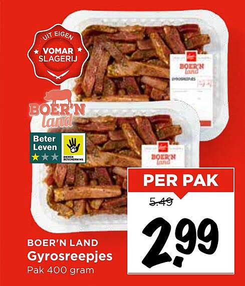 BOER'N LAND Gyrosreepjes