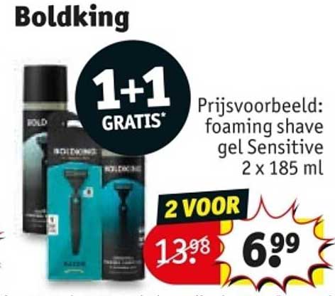 Boldking 2 voor 1 aanbieding