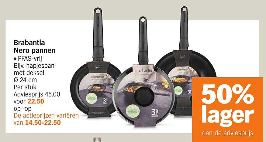 Brabantia Nero pannen