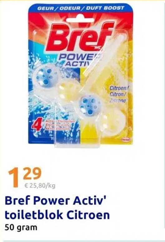 Bref Power Activ' toiletblok Citroen