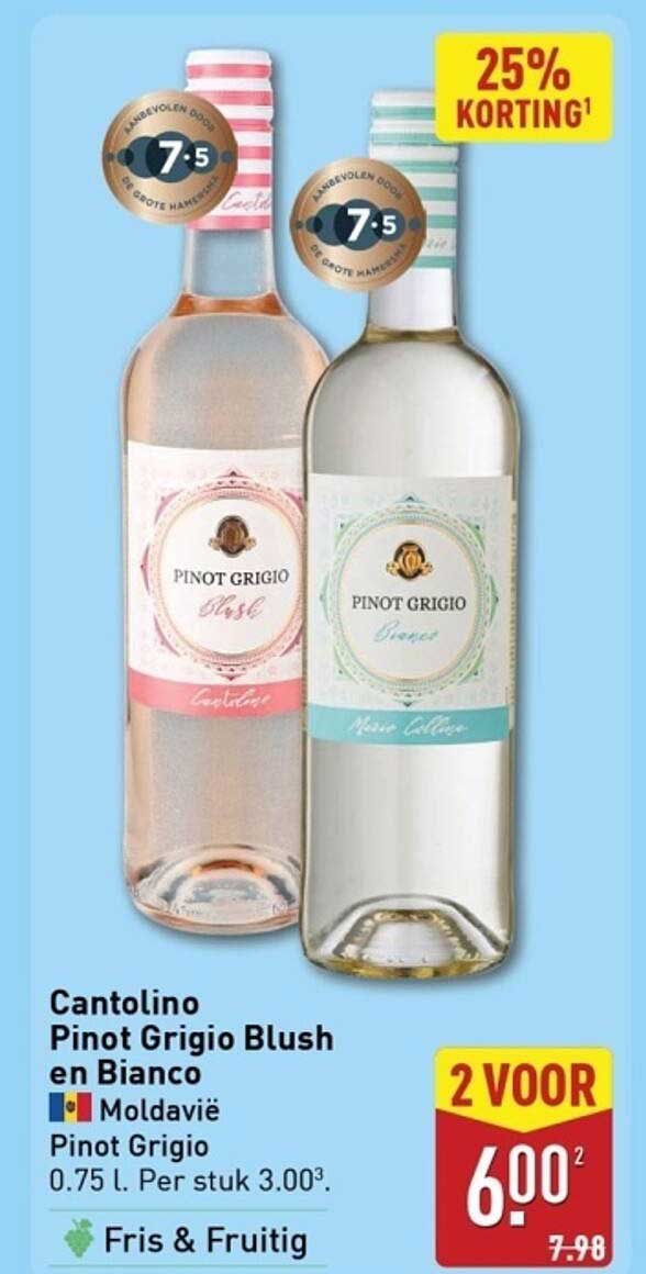 Cantolino Pinot Grigio Blush en Bianco