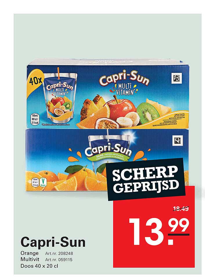 Capri-Sun Multivitamin 40x20 cl
