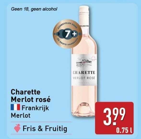 Charette Merlot rosé