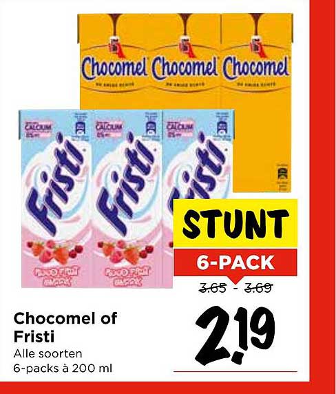 Chocomel of Fristi 6-pack
