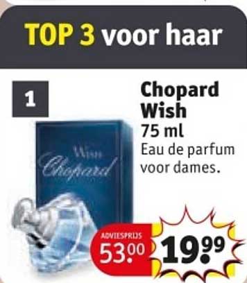 Chopard Wish 75 ml Eau de parfum voor dames.
