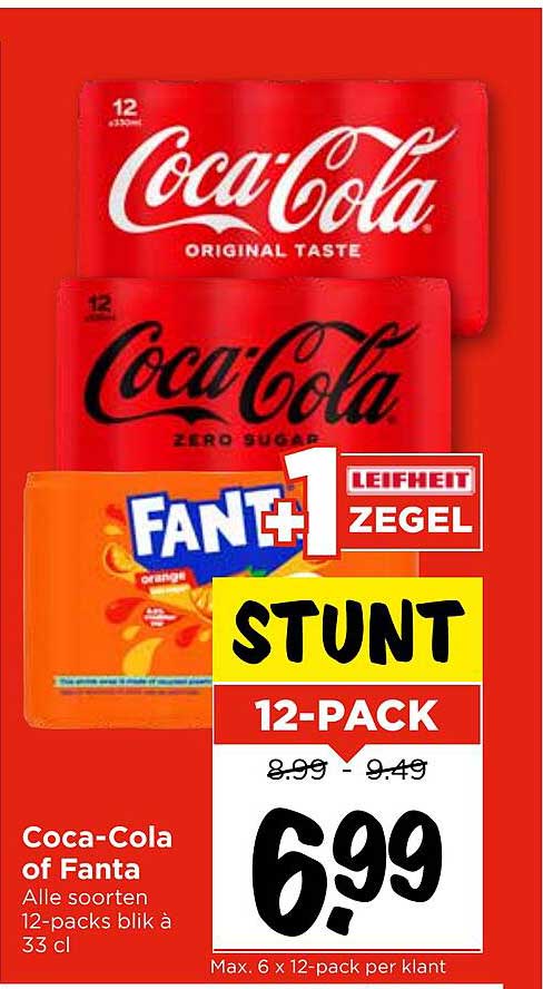 Coca-Cola of Fanta 12-pack