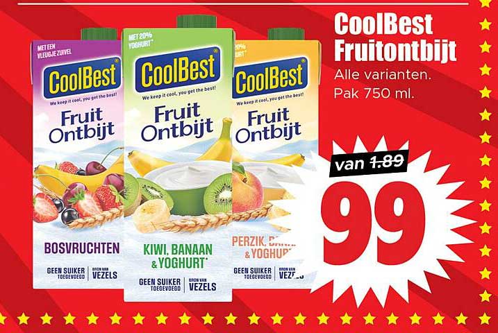 CoolBest Fruitontbijt 750 ml