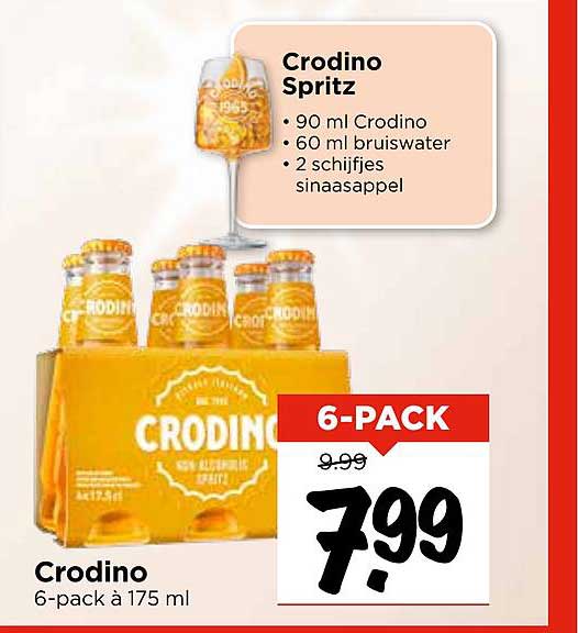 Crodino 6-pack à 175 ml