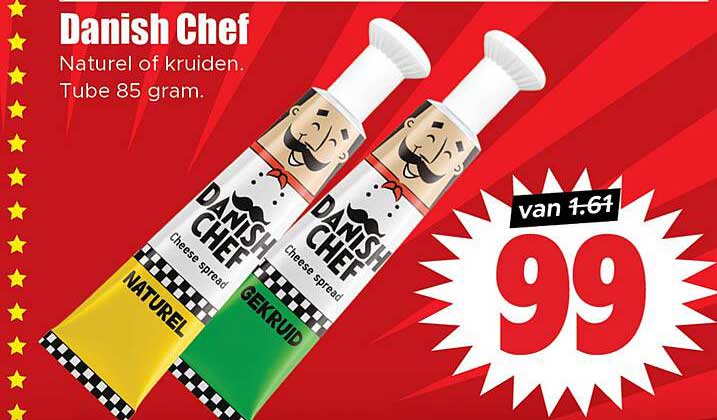 Danish Chef Naturel of Gekruid - Tube 85 gram