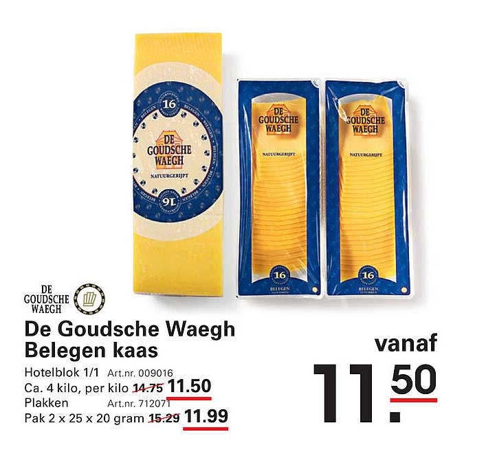 De Goudsche Waagh Belegen kaas