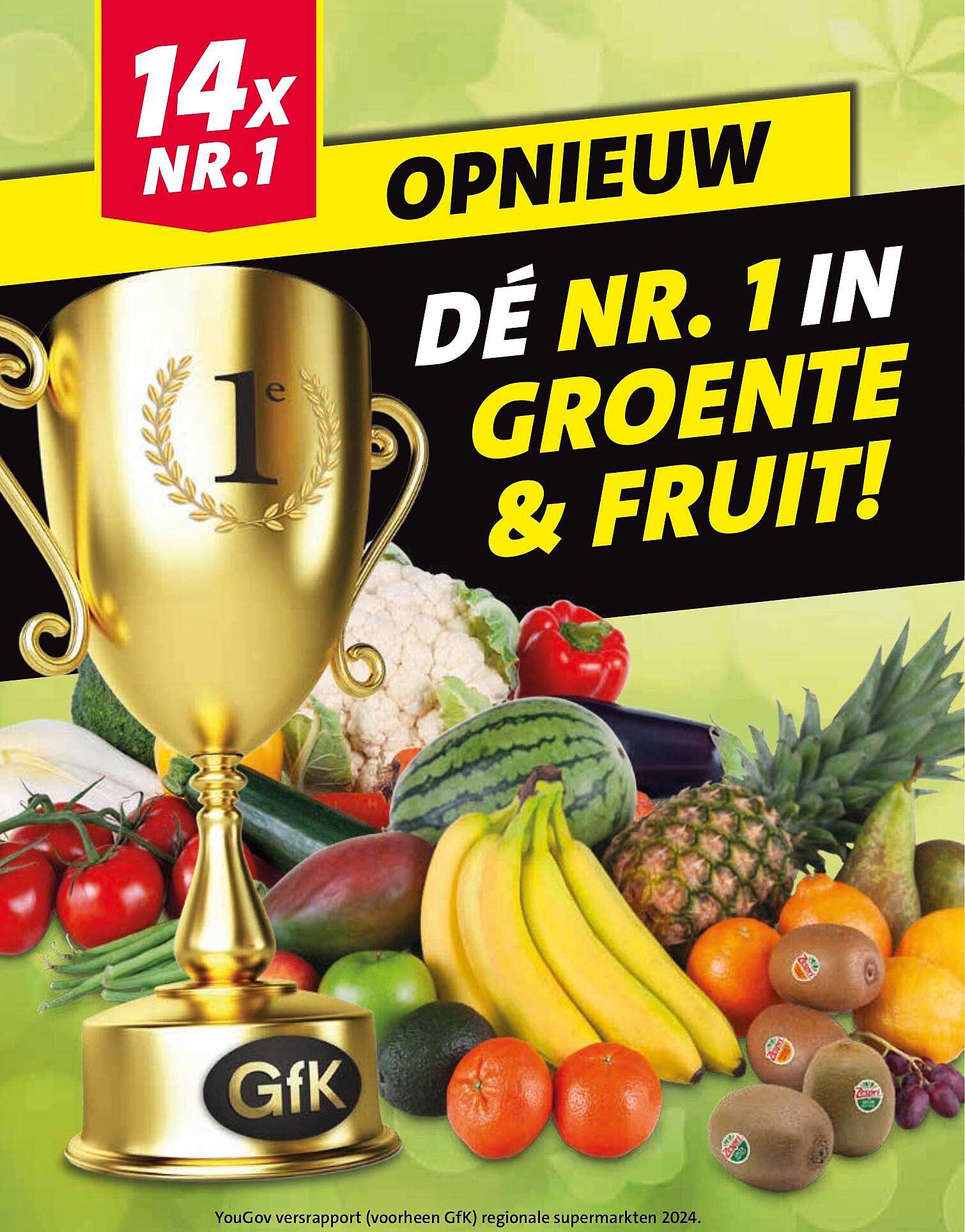 DÉ NR. 1 IN GROENTE & FRUIT!