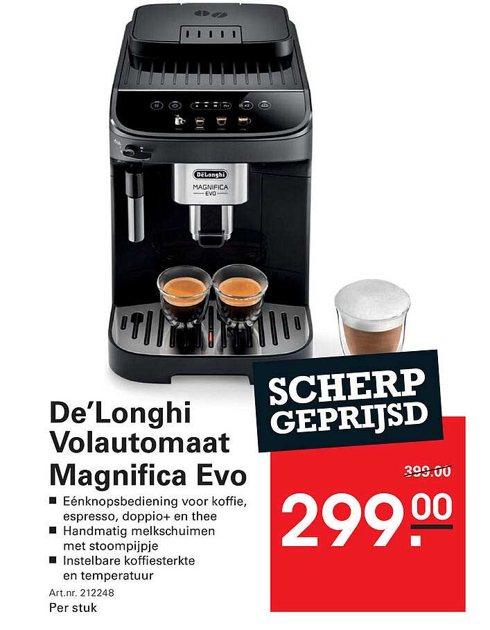 De'Longhi Volautomaat Magnifica Evo
