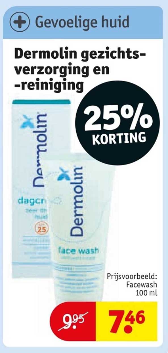 Dermolin gezichtsverzorging en -reiniging