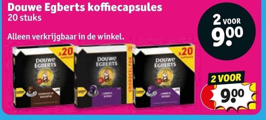 Douwe Egberts koffiecapsules 20 stuks