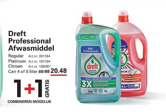 Dreft Professional Afwasmiddel