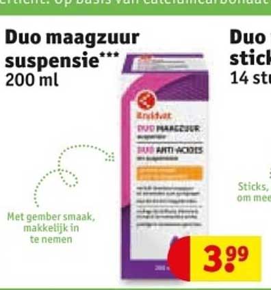 Duo maagsap suspensie*** 200 ml