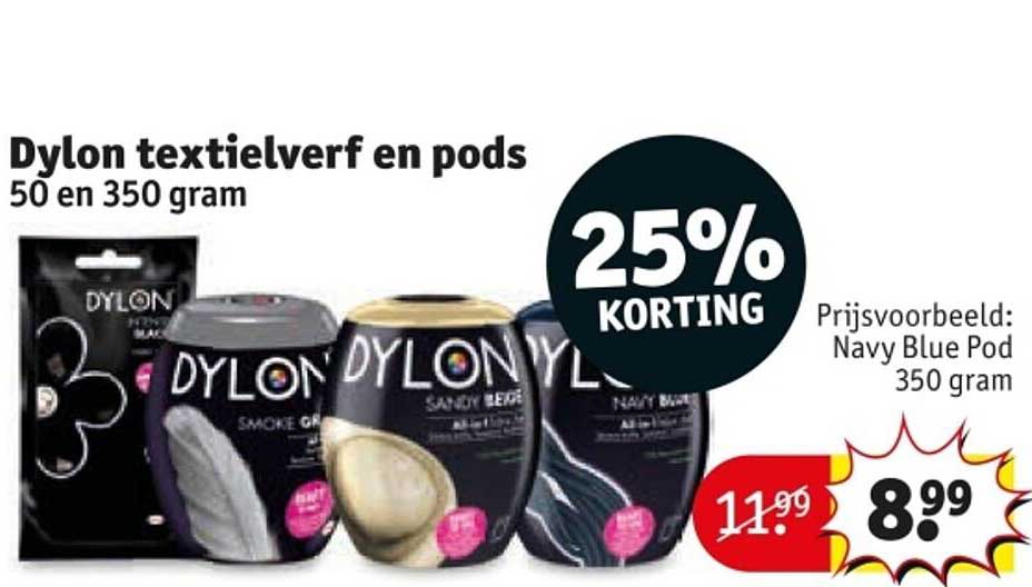 Dylon textielverf en pods 50 en 350 gram