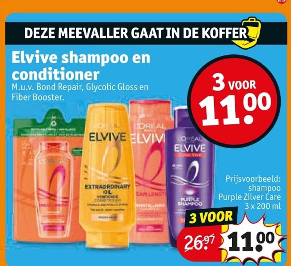 Elvive shampoo en conditioner