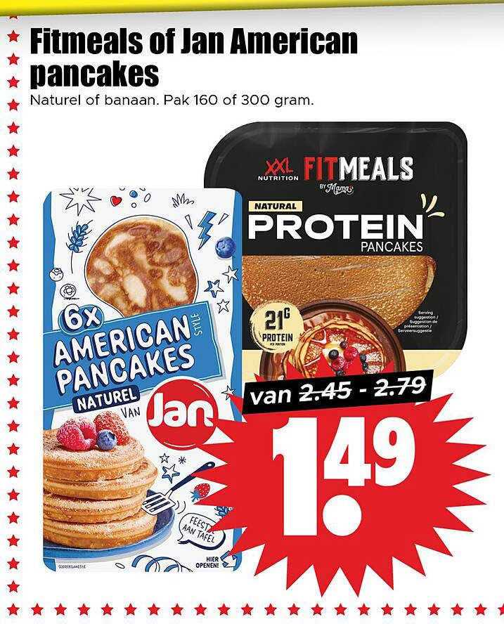 Fitmeals of Jan American pancakes