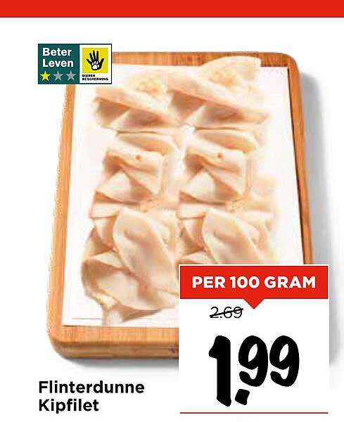 Flinterdunne Kipfilet