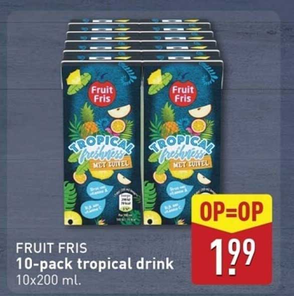 FRUIT FRIS 10-pack tropical drink