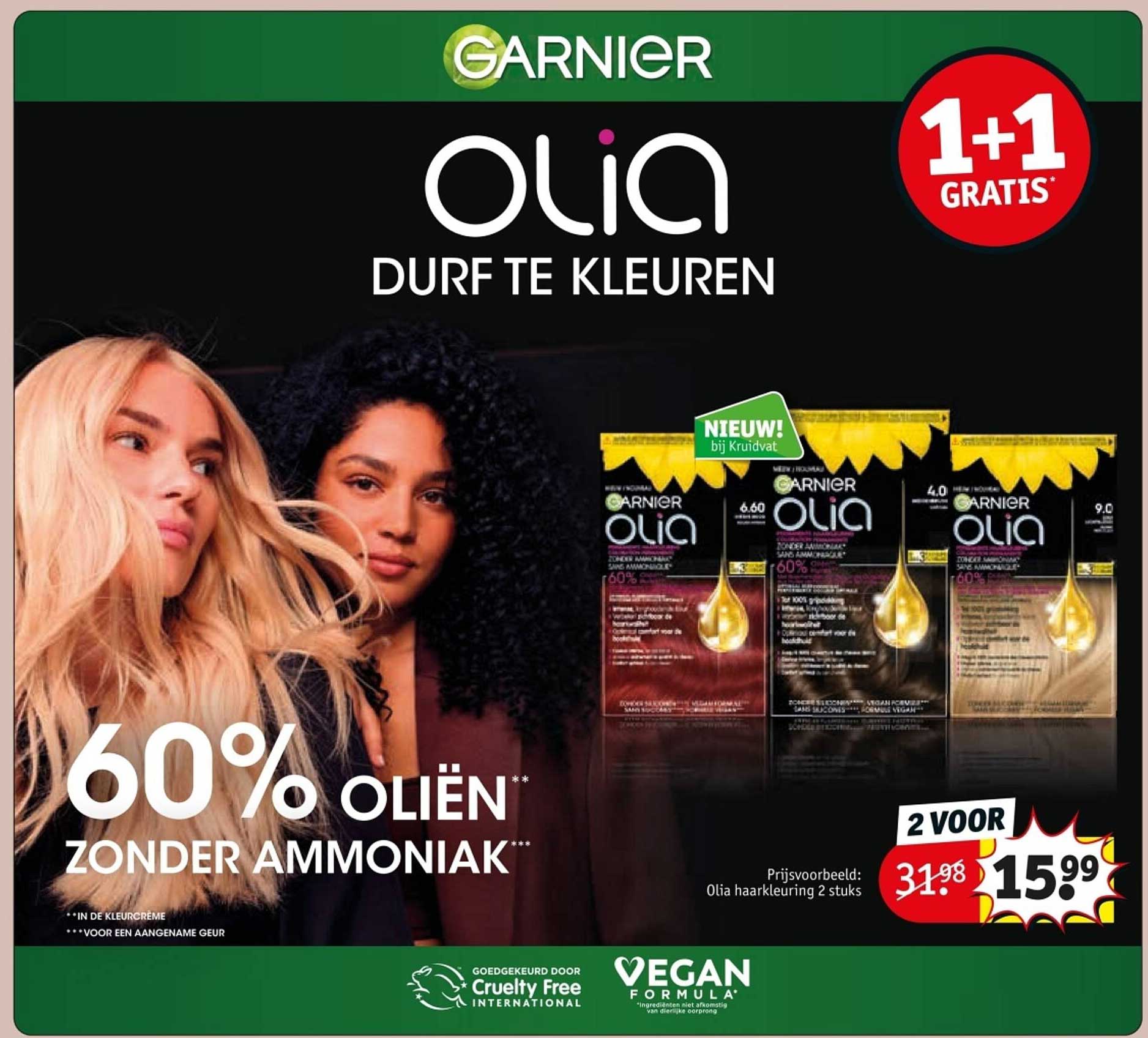 Garnier Olia Haarkleuring 2 Voor 15.99