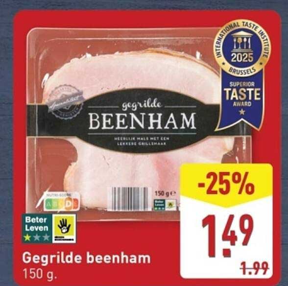 Gegrilde beenham