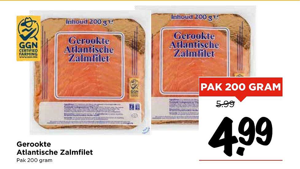 Gerookte Atlantische Zalmfilet
