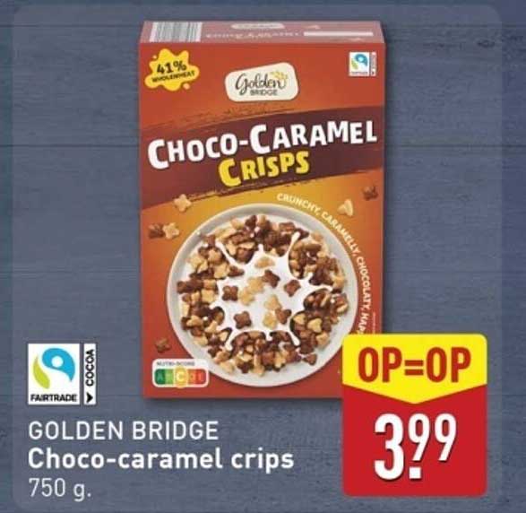 Golden Bridge Choco-Caramel Crisps 750 g