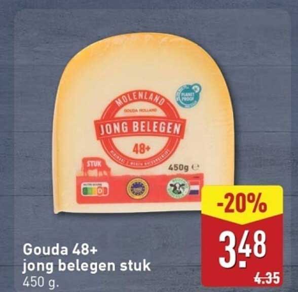 Gouda 48+ jong belegen stuk