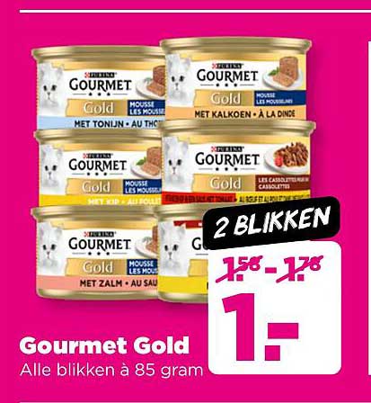 Gourmet Gold - Alle blikken à 85 gram