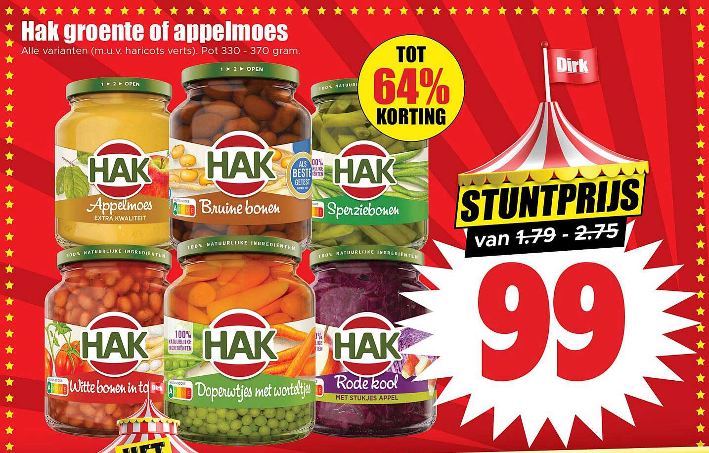Hak groente of appelmoes