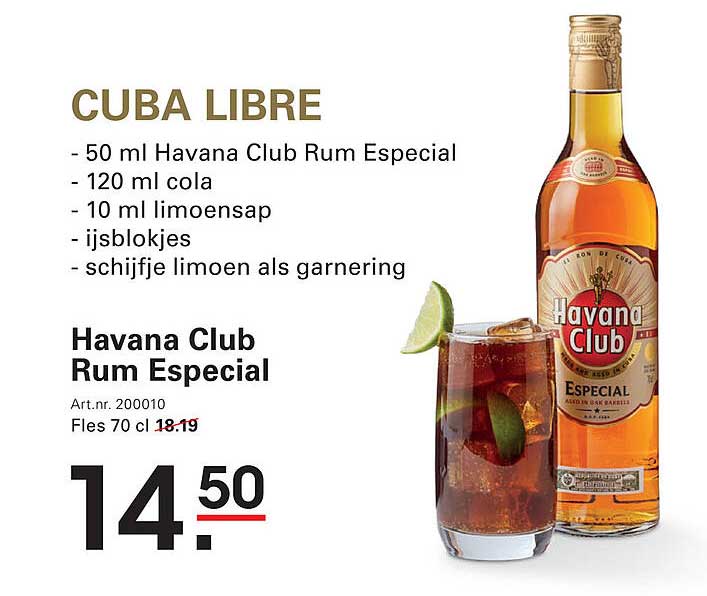 Havana Club Rum Especial