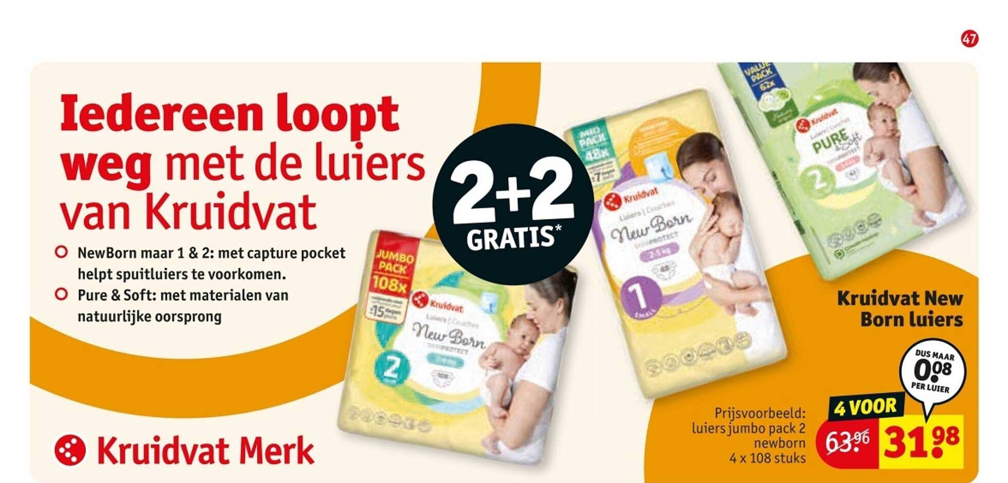 Iedereen loopt weg met de luiers van Kruidvat