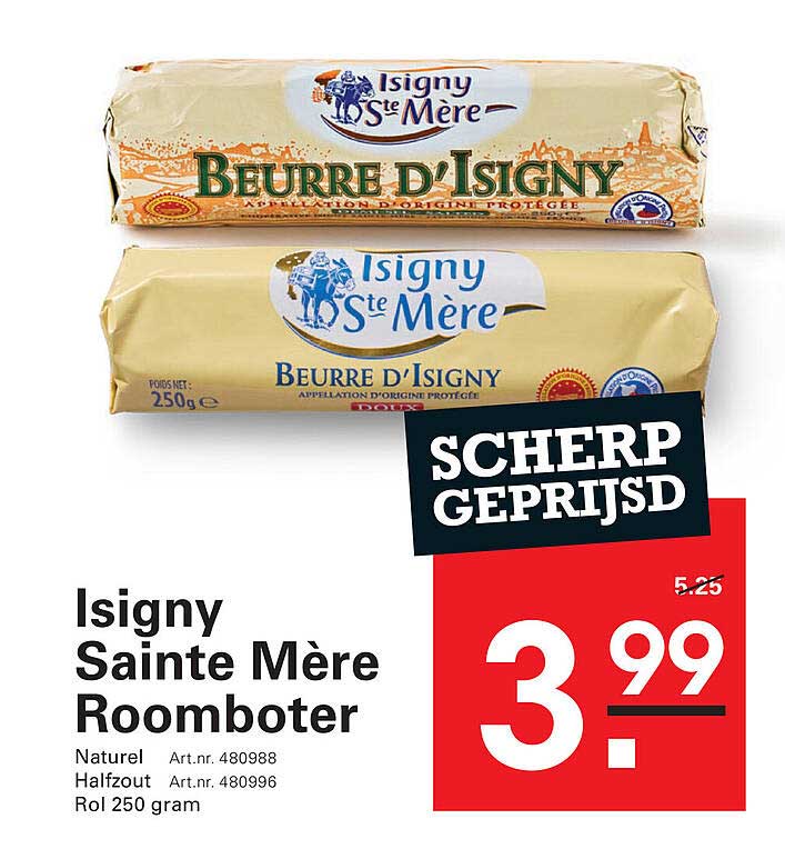 Isigny Sainte Mère Roomboter