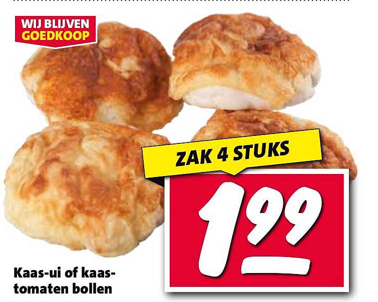 Kaas-ui of kaas-tomaten bollen