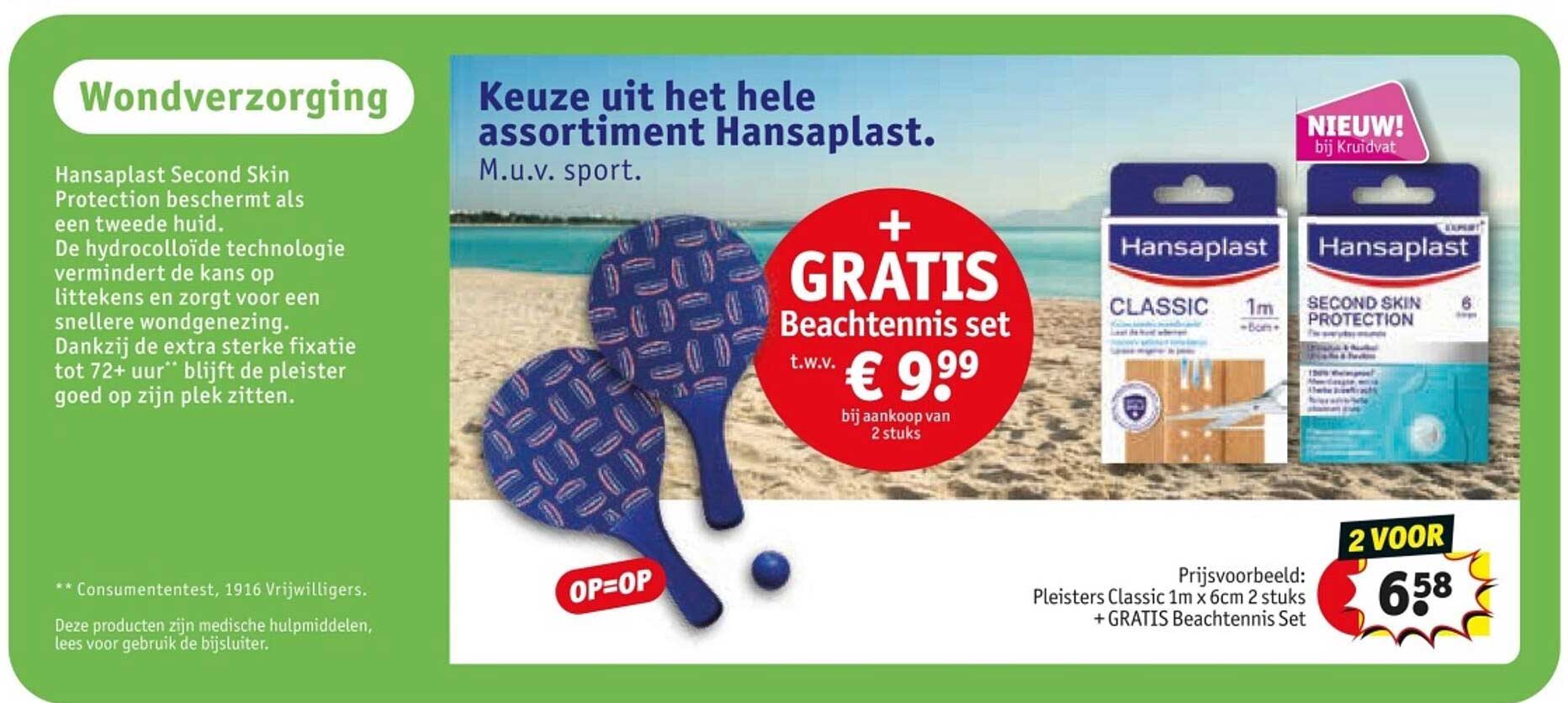 Keuze uit het hele assortiment Hansaplast M.u.v. sport.