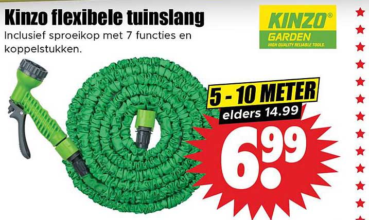 Kinzo flexibele tuinslang