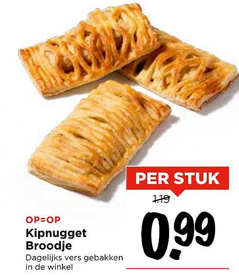 Kipnugget Broodje