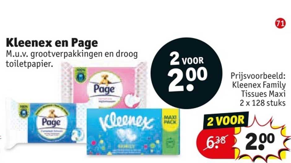 Kleenex en Page