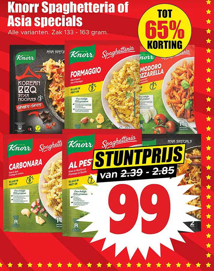 Knorr Spaghetti of Asia specials