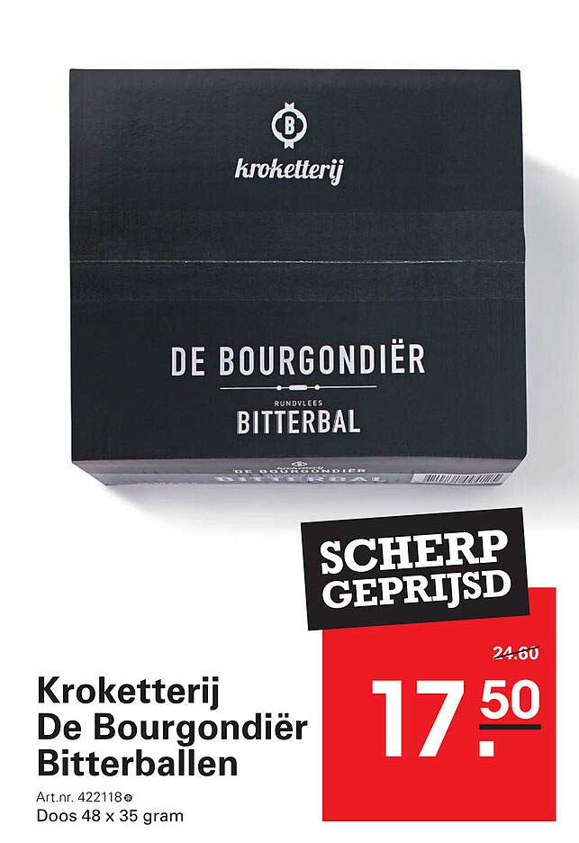 Kroketterij De Bourgondiër Bitterballen