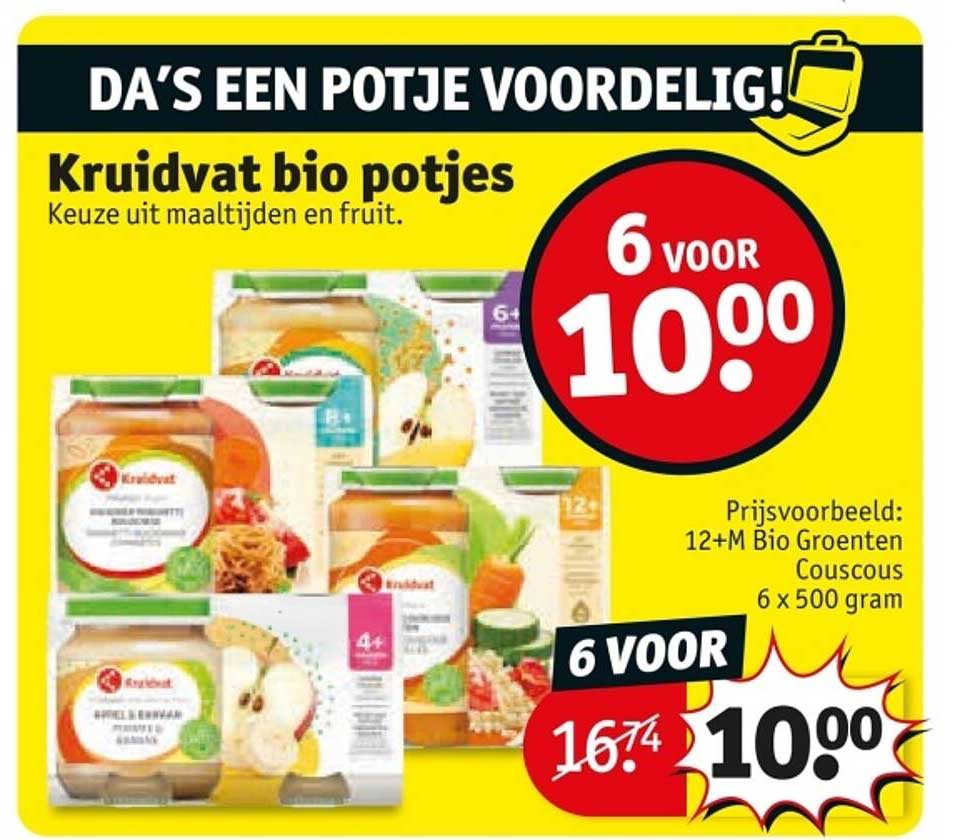 Kruidvat bio potjes