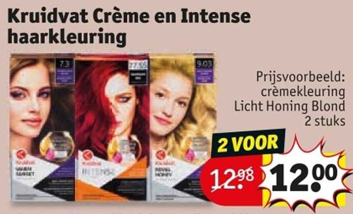 Kruidvat Crème en Intense haarkleuring
