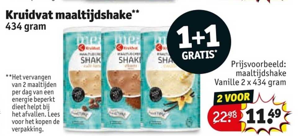 Kruidvat maaltijdshake** 434 gram