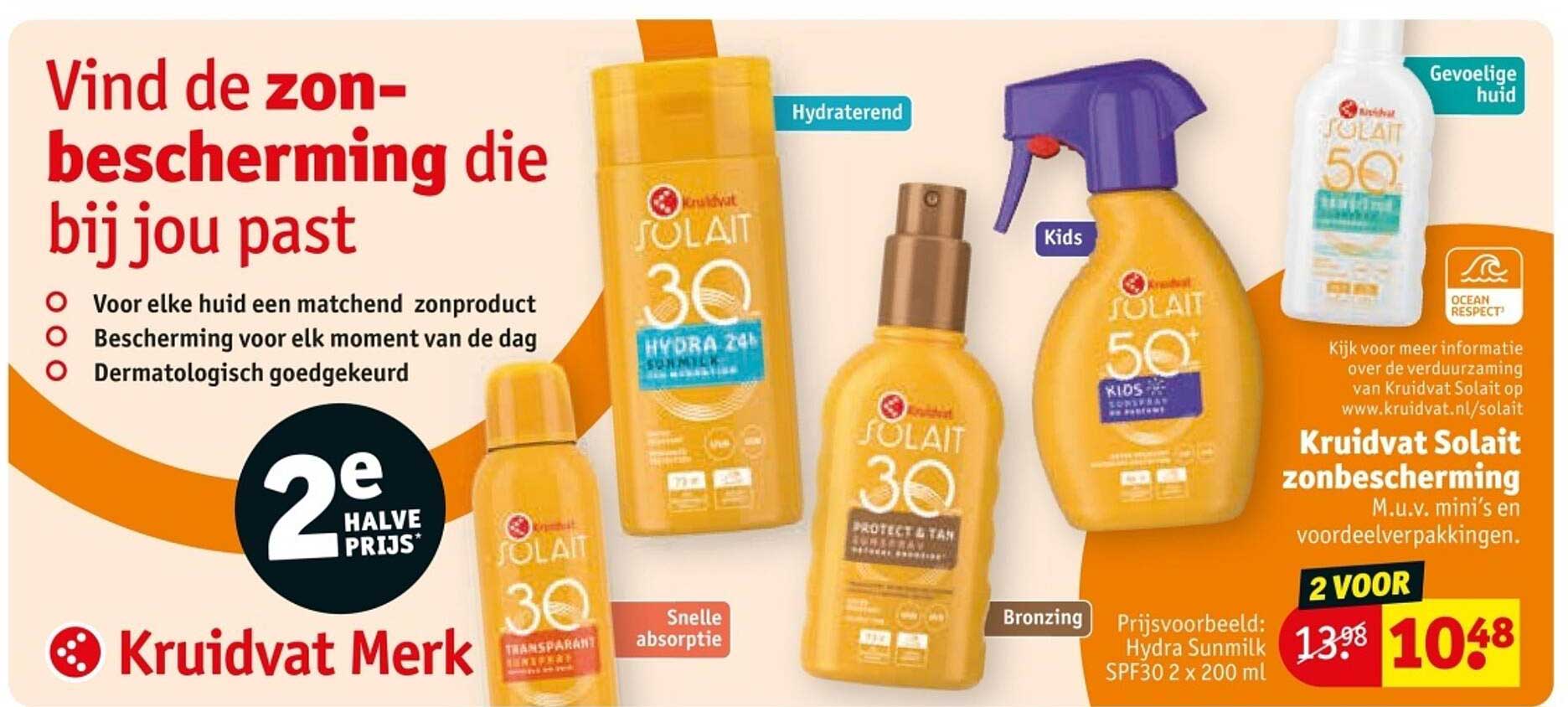 Kruidvat Solait zonbescherming