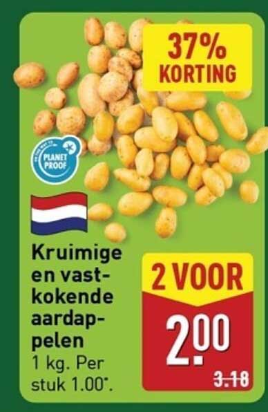Kruimige en vastkokende aardappelen