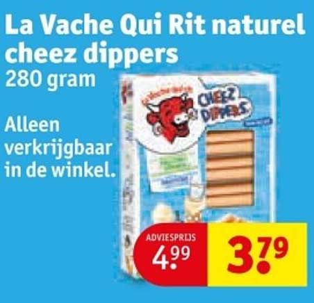 La Vache Qui Rit naturel cheez dippers 280 gram