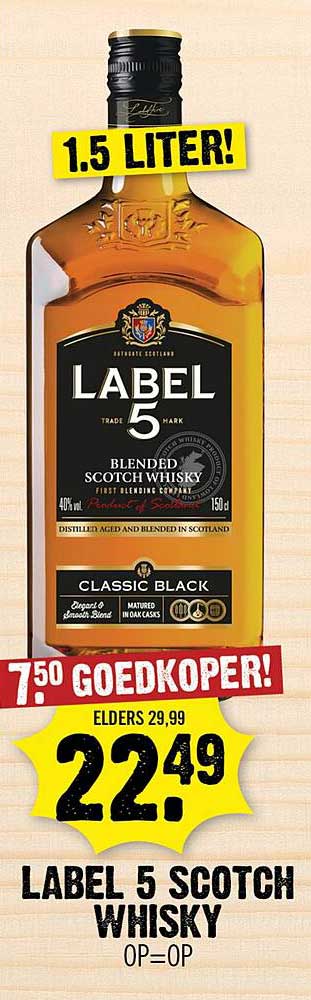 LABEL 5 SCOTCH WHISKY